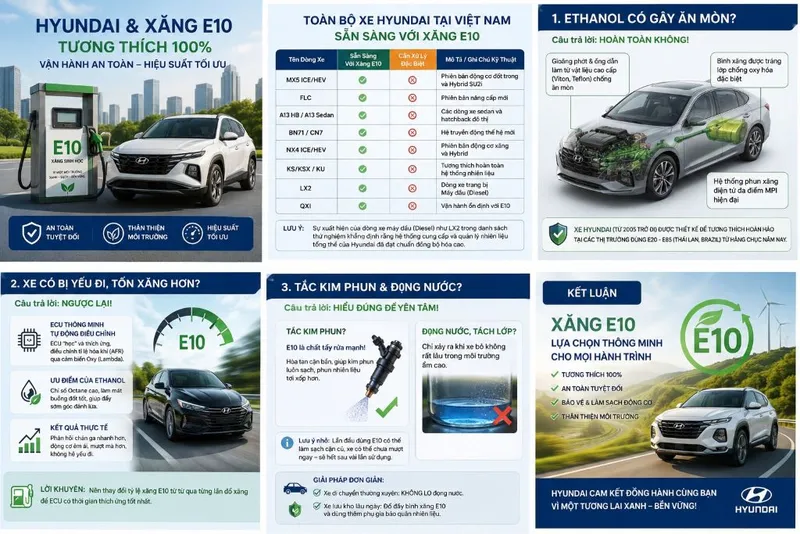 Sản phẩm xang e10 — Huyndai Nam Hà Nội — MST 0105689556