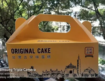 Sản phẩm hop banh original cake 1 — Công Ty Cổ Phần In - Quảng Cáo Âu Việt — MST 0105709072
