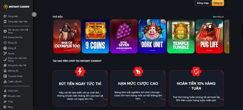 Sản phẩm Instant casino 1 — Giày Nam OSS - Công Ty Cổ Phần Bán Lẻ Trực Tuyến OSS Việt Nam — MST 0105755294