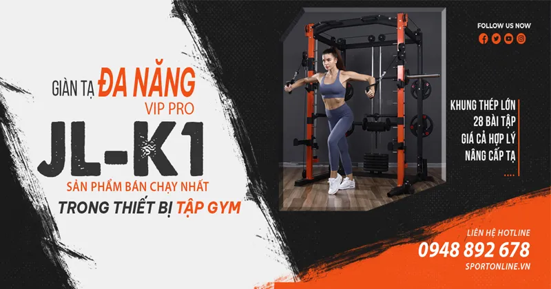 Sản phẩm JL K1 BANER — Dung Cụ Thể Thao Minh Phú - Công Ty TNHH Thể Thao Minh Phú — MST 0105811982