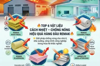 Sản phẩm top 6 vat lieu chong nong_1781170914 — Công Ty Cổ Phần Xây Dựng Và Nội Thất Remak — MST 0105817310