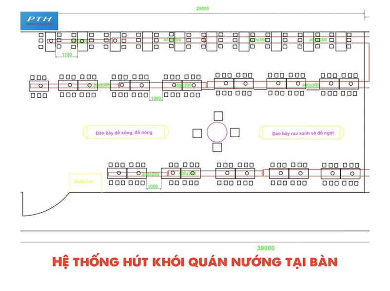 Sản phẩm He thong hut khoi quan nuong min — Quạt Công Nghiệp PTH - Công Ty Cổ Phần Thiết Bị Và Dịch Vụ PTH Việt Nam — MST 0105818875