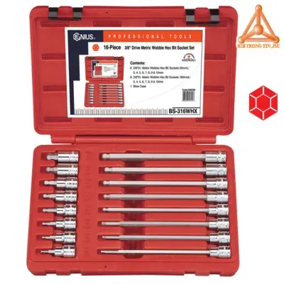 Sản phẩm bs 316whx bo khau dau vit dau bi 16 chiec hang genius 400x400 — Công Ty CP B2B Trọng Tín — MST 0105835856