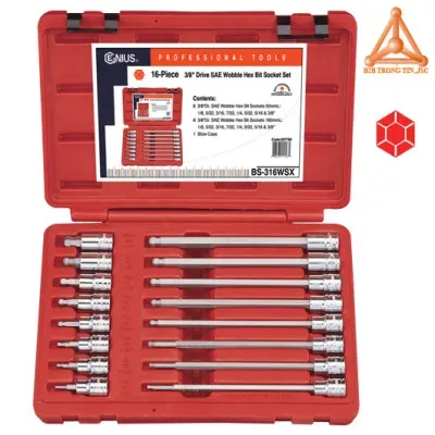 Sản phẩm bs 316wsx bo khau dau vit dau bi 16 chiec he inch genius 400x400 — Công Ty CP B2B Trọng Tín — MST 0105835856