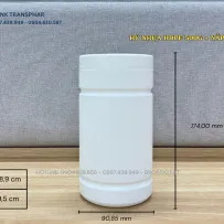 Sản phẩm HŨ NHỰA HDPE 500G 203x203 — Công Ty Cổ Phần Thương Mại Và Xuất Nhập Khẩu TRANSPHAR — MST 0105859078