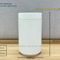 Sản phẩm HŨ NHỰA HDPE 500G TRÒN 203x203 — Công Ty Cổ Phần Thương Mại Và Xuất Nhập Khẩu TRANSPHAR — MST 0105859078