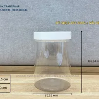 Sản phẩm HŨ NHỰA PET 500G TRẮNG TRONG 203x203 — Công Ty Cổ Phần Thương Mại Và Xuất Nhập Khẩu TRANSPHAR — MST 0105859078