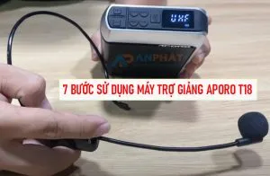 Sản phẩm huong dan su dung loa tro giang khong day aporo t18 uhf 300x196 — Công Ty TNHH Giải Pháp Và Chuyển Giao Công Nghệ An Phát — MST 0105914032