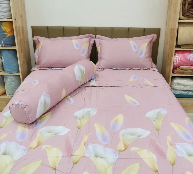 Sản phẩm Chan ga modal hoa arum nhat ban — Chăn Ga Gối Đệm Kyoryo - Công Ty TNHH Dịch Vụ Thương Mại Hợp Tiến Hà Nội — MST 0105949123