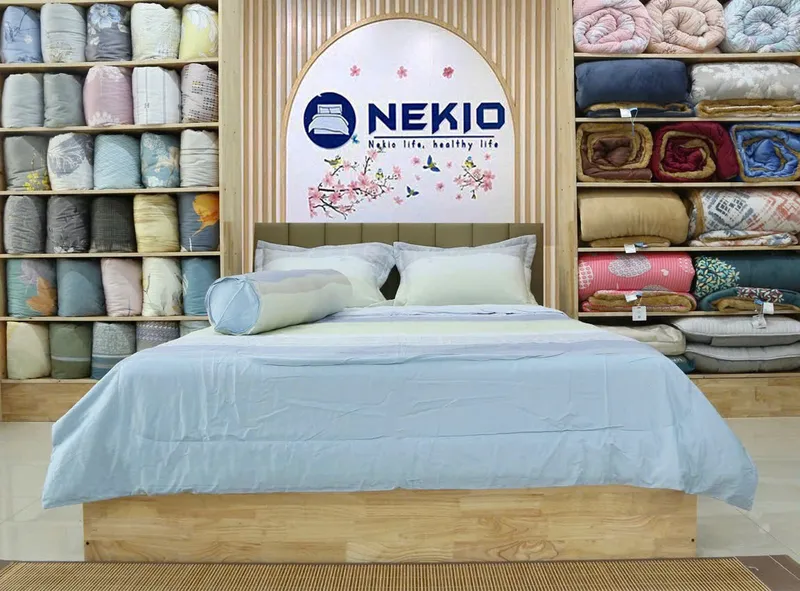 Sản phẩm Chan ga modal ke xanh — Chăn Ga Gối Đệm Kyoryo - Công Ty TNHH Dịch Vụ Thương Mại Hợp Tiến Hà Nội — MST 0105949123