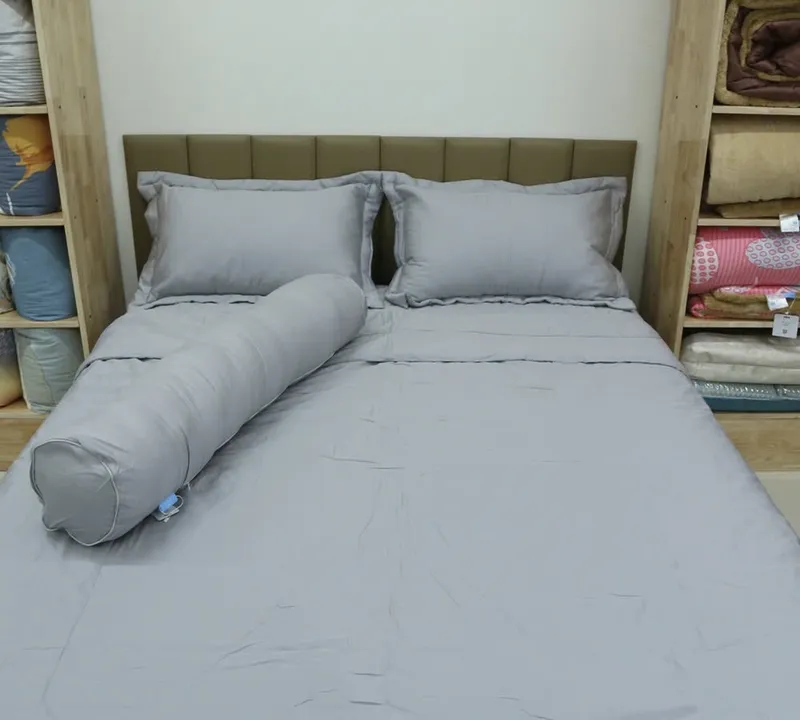 Sản phẩm Chan ga lua Tencel Nekio Xam — Chăn Ga Gối Đệm Kyoryo - Công Ty TNHH Dịch Vụ Thương Mại Hợp Tiến Hà Nội — MST 0105949123