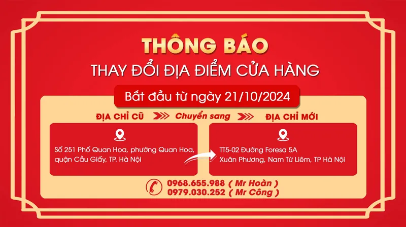 Sản phẩm popup thong bao — Công Ty TNHH Thương Mại Đầu Tư XNK V&H — MST 0105956385