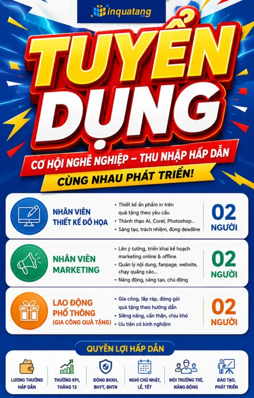 Sản phẩm iqt tuyen dung1 — Công Ty Thương Mại Và Truyền Thông IG Việt Nam — MST 0105983413