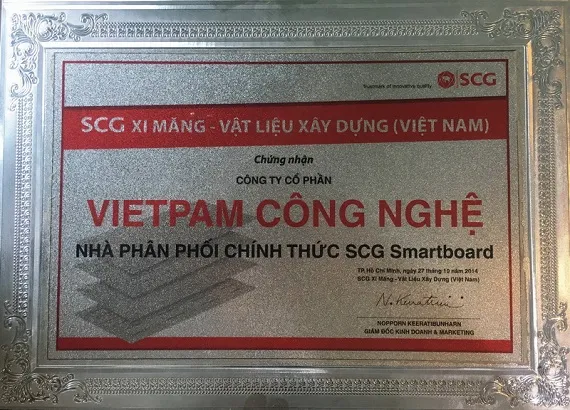 Sản phẩm nha phan phoi tam cemboard thai lan — Công Ty CP Vietpam Công Nghệ — MST 0106003709