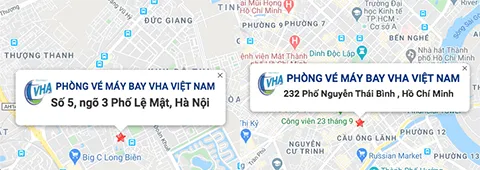 Sản phẩm vha_map — Vé Máy Bay VHA Việt Nam - Công Ty TNHH Thương Mại VHA Việt Nam — MST 0106004188