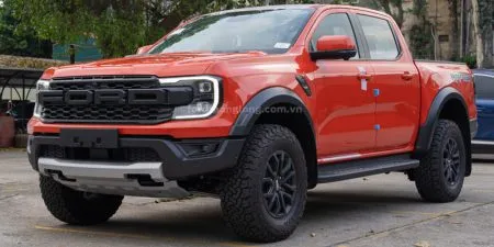Sản phẩm xe ford ranger raptor 2023 2024 mau do moi 450x225 — Công Ty TNHH MTV Kinh Doanh Ô Tô Thăng Long — MST 0106007541