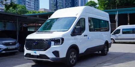 Sản phẩm xe ford transit Premium 16 cho mau trang moi 450x225 — Công Ty TNHH MTV Kinh Doanh Ô Tô Thăng Long — MST 0106007541
