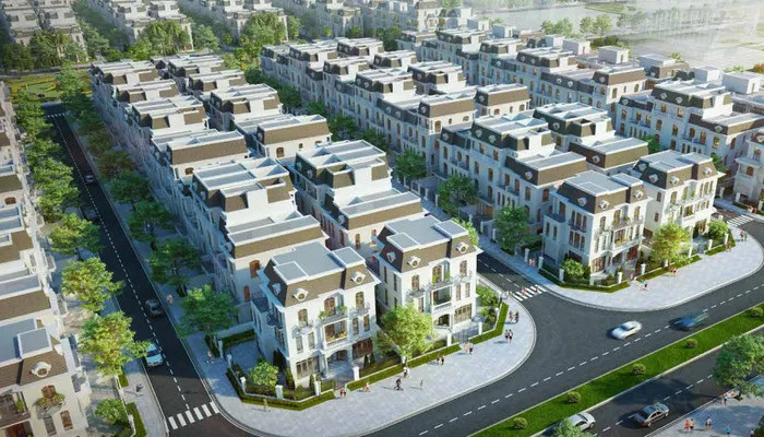 Sản phẩm biet thu lien ke la to hop cac day nha moc san sat nhau voi su tuong dong trong quy mo va kien truc thiet ke — Công Ty TNHH Đầu Tư & Thương Mại TLC Việt Nam — MST 0106009651