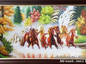 Sản phẩm tranh ma dao thanh cong 8 chu ngua phi tren song nuoc tsd 426 300x225 — Công Ty Cổ Phần Thương Mại Và Tư Vấn Kinh Doanh Trường Phát — MST 0106017268