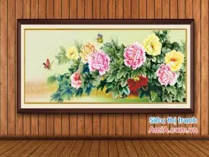 Sản phẩm tranh treo tuong hoa mau don 9 bong dep 300x225 — Công Ty Cổ Phần Thương Mại Và Tư Vấn Kinh Doanh Trường Phát — MST 0106017268