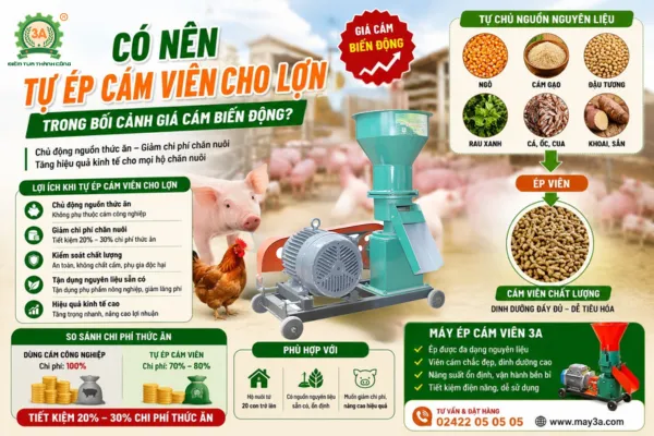 Sản phẩm co nen mua may ep cam vien tai ha noi de tu san xuat cam cho lon 02 — Công Ty Cổ Phần Đầu Tư Tuấn Tú — MST 0106028485