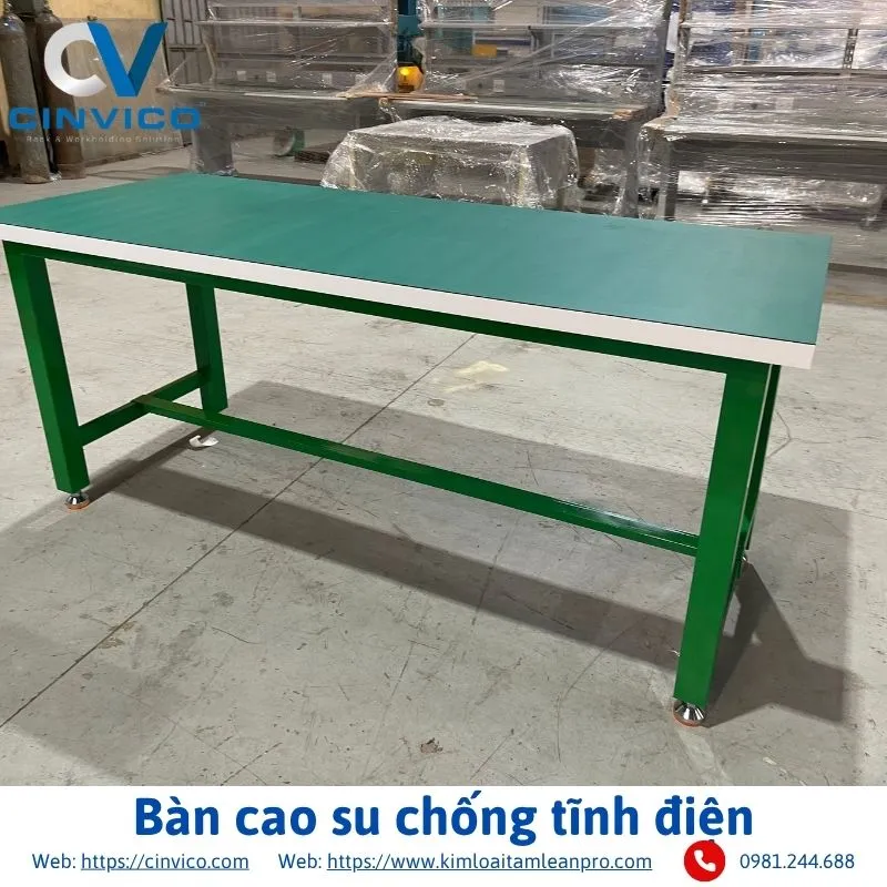 Sản phẩm ban cao su chong tinh dien — Công Ty CP Hợp Tác Đầu Tư Công Nghệ CINVICO — MST 0106042472