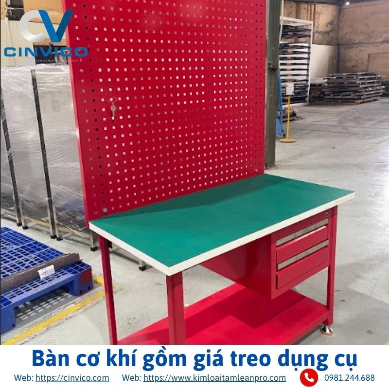 Sản phẩm ban co khi gia treo dung cu — Công Ty CP Hợp Tác Đầu Tư Công Nghệ CINVICO — MST 0106042472