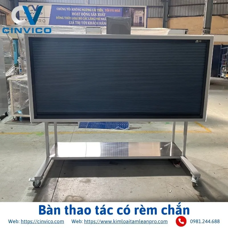 Sản phẩm ban thao tac co rem chan — Công Ty CP Hợp Tác Đầu Tư Công Nghệ CINVICO — MST 0106042472