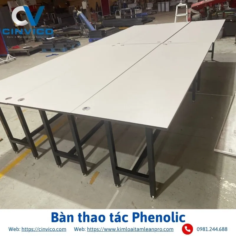 Sản phẩm ban thao tac phenolic — Công Ty CP Hợp Tác Đầu Tư Công Nghệ CINVICO — MST 0106042472