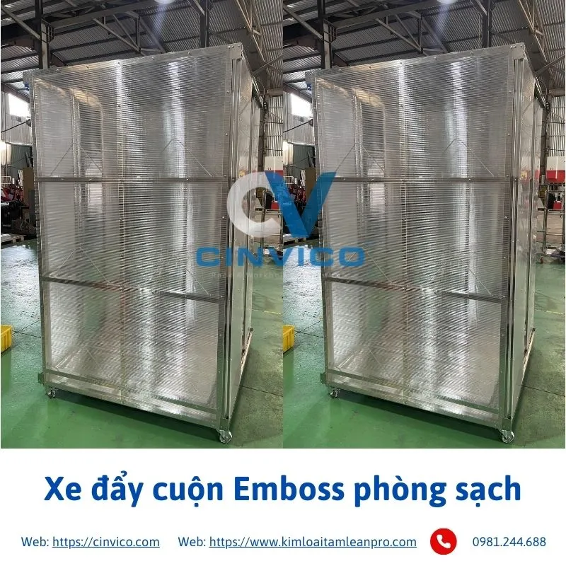 Sản phẩm xe day cuon emboss phong sach 4 — Công Ty CP Hợp Tác Đầu Tư Công Nghệ CINVICO — MST 0106042472