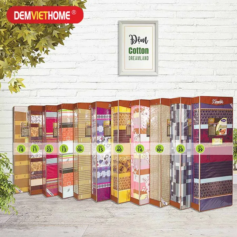 Sản phẩm cotton — Đệm Việt Home - Công Ty CP Thương Mại Và Xây Dựng Techco Việt — MST 0106043638