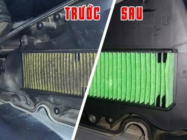 Sản phẩm cac buoc ve sinh loc gio xe may 3 — Công Ty TNHH Sản Xuất Và Thương Mại Hoàng Hương — MST 0106052858