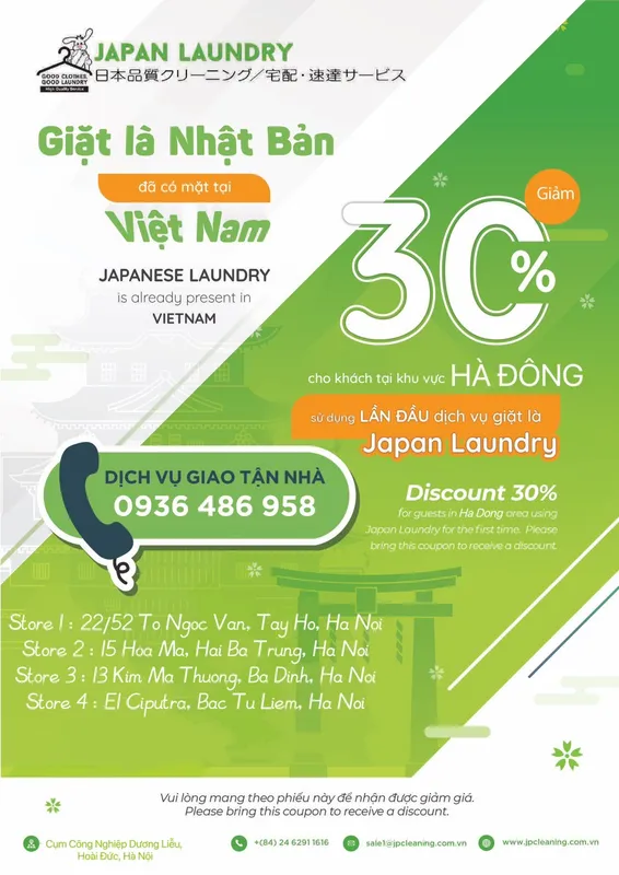 Sản phẩm 0 Hà đông — Công Ty Cổ Phần Giặt Là Nhật Bản — MST 0106061556