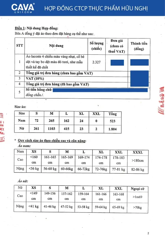 Sản phẩm huu nghi2 1541573498_651c2004ca7df — Đồng Phục CAVA - Công Ty TNHH Zenco Việt Nam — MST 0106115850