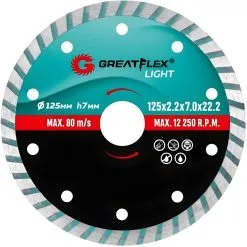 Sản phẩm Diamond cutting disc Combined turbo GreatFlex Light 247x247 — Công Ty Cổ Phần Công Nghiệp A&G Quốc Tế — MST 0106120177