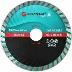 Sản phẩm Diamond cutting disc Turbo wave GreatFlex Light 247x247 — Công Ty Cổ Phần Công Nghiệp A&G Quốc Tế — MST 0106120177