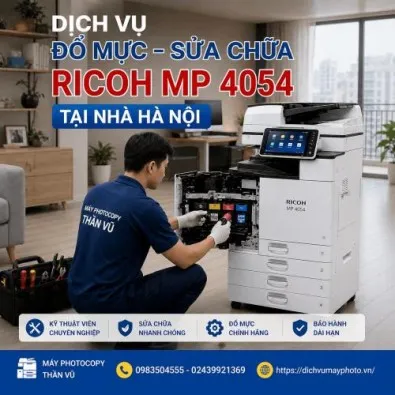 Sản phẩm may photocopy ricoh mp 4054 mp 5054 cu sieu ben gia re ha noi 010 395x395 2 — Công Ty TNHH Dịch Vụ Công Nghệ Thông Tin Và Thiết Bị Thần Vũ — MST 0106120956