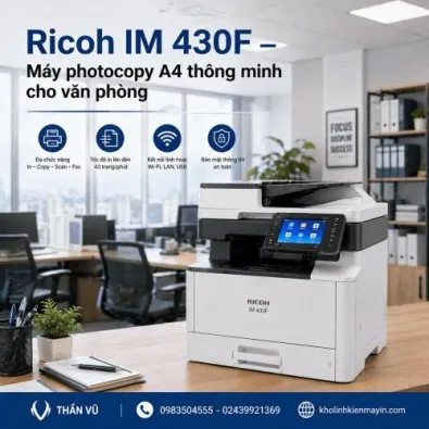 Sản phẩm mua may photocopy ricoh im 430f cu o dau uy tin 070 395x395 2 — Công Ty TNHH Dịch Vụ Công Nghệ Thông Tin Và Thiết Bị Thần Vũ — MST 0106120956
