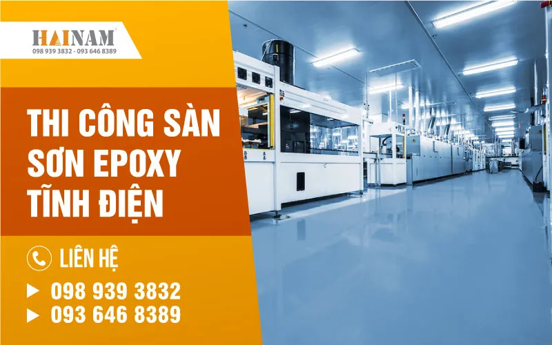 Sản phẩm Thi cong san epoxy tinh dien — Công Ty Cổ Phần Xây Dựng Công Nghiệp Hải Nam — MST 0106126644