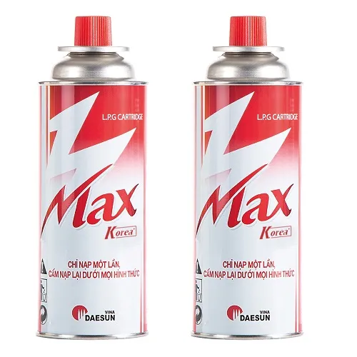 Sản phẩm Binh Gas Max Korea 220g Butane — Công Ty TNHH Gas Petrolimex Hà Nội — MST 0106140303