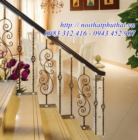 Sản phẩm Cau thang sat nghe thuat PT051 — Công Ty TNHH Thương Mại Và Xây Dựng Phú Thái — MST 0106141882
