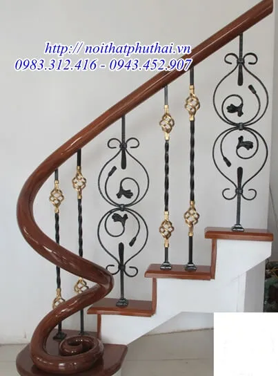 Sản phẩm Cau thang sat nghe thuat PT071 — Công Ty TNHH Thương Mại Và Xây Dựng Phú Thái — MST 0106141882