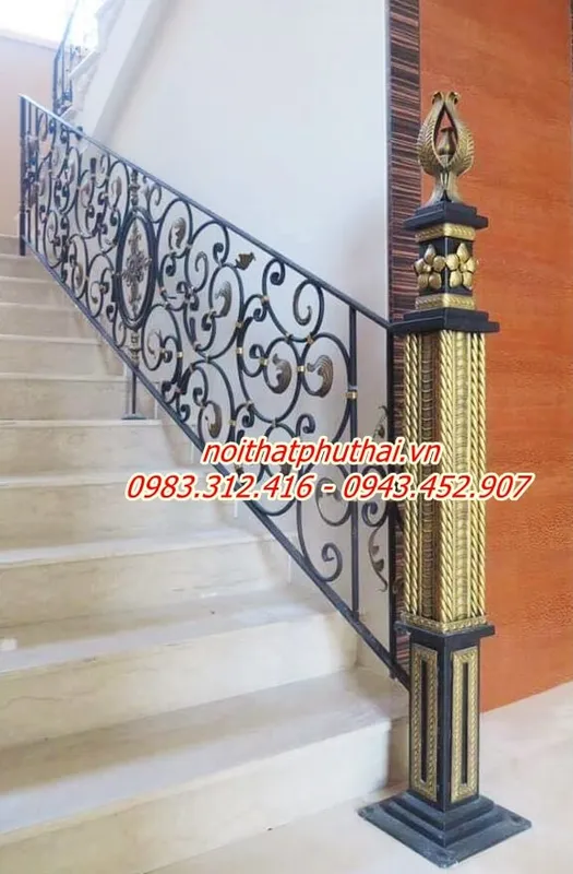 Sản phẩm cau thang sat nghe thuat PT18 — Công Ty TNHH Thương Mại Và Xây Dựng Phú Thái — MST 0106141882