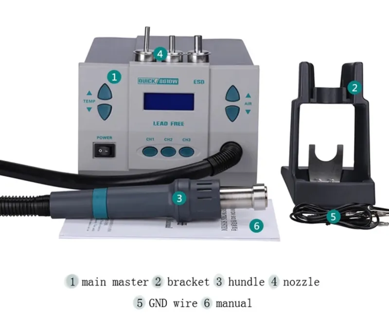 Sản phẩm MÁY KHÒ QUICK 861DW 1 — Công Ty TNHH Kỹ Thuật Hmtech Việt Nam — MST 0106150460