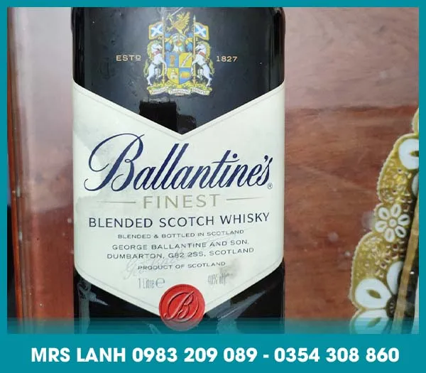Sản phẩm ballantines — Đá Khô Quang Minh - Công Ty TNHH Thương Mại Khí Công nghiệp Quang Minh — MST 0106153278