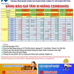Sản phẩm bao gia tam cemboard 300x300 — Công Ty Cổ Phần Tất Phú — MST 0106162603