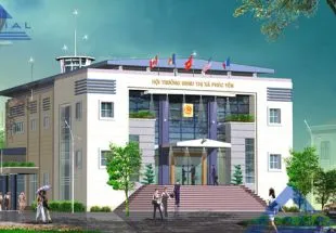 Sản phẩm Thiet ke thi cong hoi truong uy ban nhan dan thi xa phuc yen 310x215 80 — Công Ty Cổ Phần Nội Thất Mạnh Phát — MST 0106175049