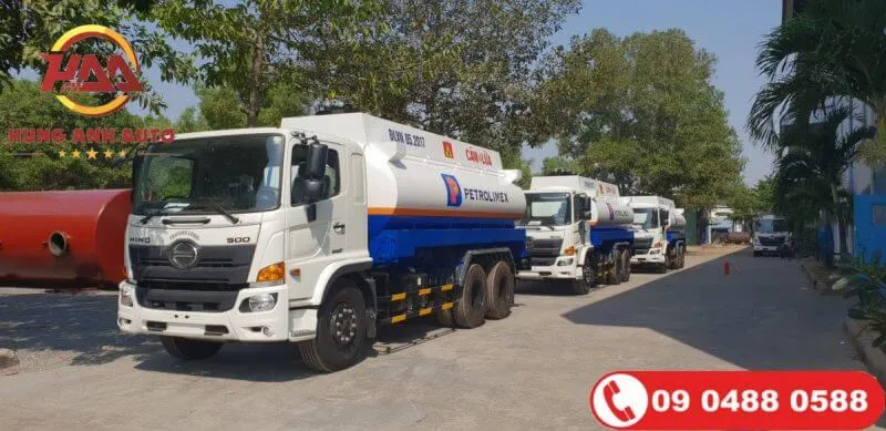 Sản phẩm xe bon xitec cho xang dau 8 khoi hino 5 800x389 — Công Ty Cổ Phần XNK Đầu Tư Và Phát Triển Hùng Anh — MST 0106185417