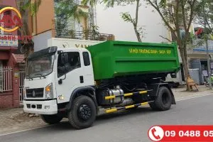 Sản phẩm xe cho rac thung roi hooklift 8 khoi howo 2 300x200 — Công Ty Cổ Phần XNK Đầu Tư Và Phát Triển Hùng Anh — MST 0106185417