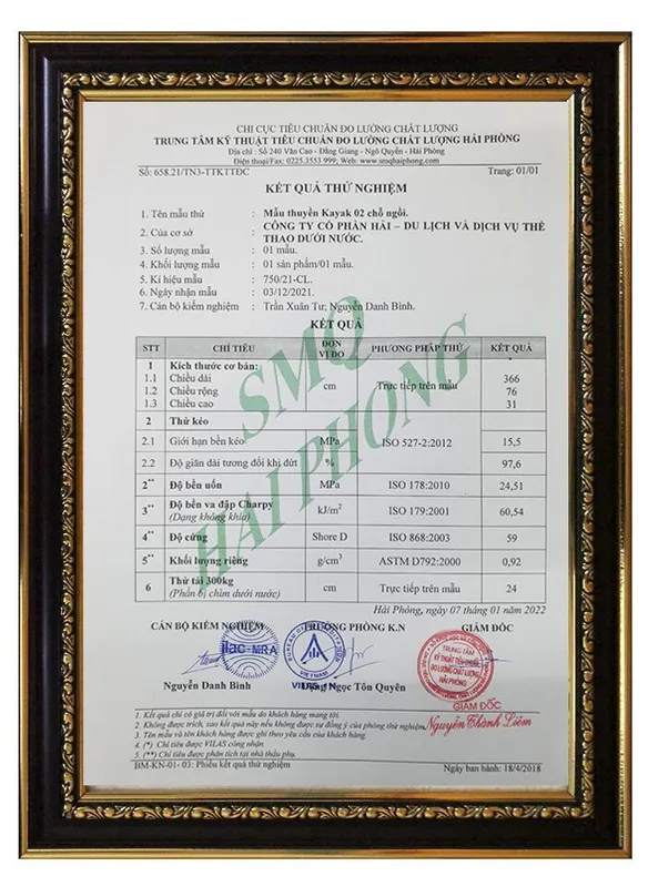 Sản phẩm Chat luong kayak — Hải Water Sport - Công Ty CP Hải - Du Lịch Và Dịch Vụ Thể Thao Dưới Nước — MST 0106200150
